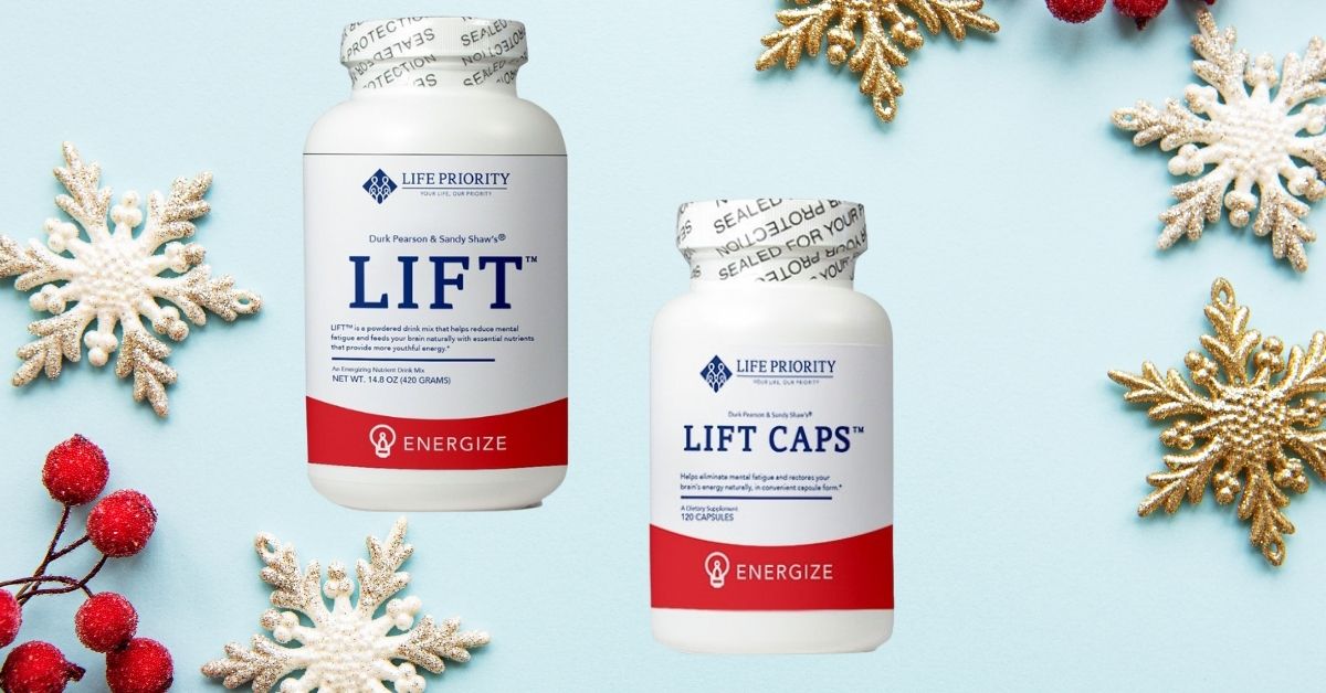 Boost your energy this holiday season, don’t let all the parties, shopping and baking wear you down. Give yourself a mental boost with Lift™.