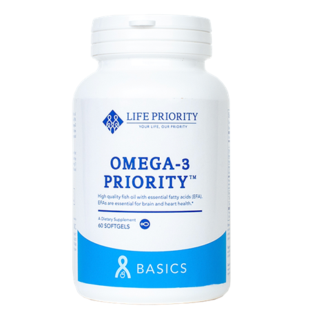 Omega-3 Priority™ Supports Cardiovascular Function-Circulatory System*- and Brain Health. What are the specific benefits of using fatty acids?