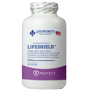 LIFESHIELD ™ is a Life Priority-Designer Food Formula by Life Extension Scientists Durk Pearson and Sandy Shaw. LIFESHIELD ™, one of the most potent anti-oxidant multivitamin formulas in the marketplace.