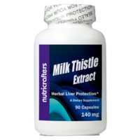 Nutristand, NutriCrafters, Cultivated in Europe and extracted in Barcelona. Research shows milk thistle extracts support liver health.