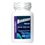 Nutristand, NutriCrafters, Nattokinase may contribute to the regular healthy function of the heart and cardiovascular system by enhancing fibrinolytic activity.