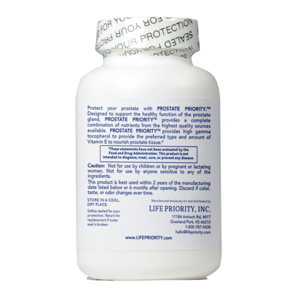 Prostate Health Formula designed to support the healthy function of the prostate gland, provides a complete combination of 21 nutrients.