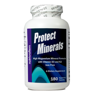 Nutristand, NutriCrafters, Protect Minerals™ is a magnesium rich broad spectrum mineral formulation recommended to support healthy mineral levels.