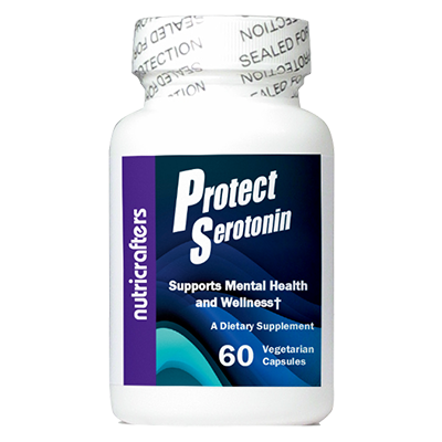 Nutristand, NutriCrafters, The calming and rejuvenating effects of Protect Serotonin™ are due in part to 5-HTP (5-hydroxytryptophan), a natural dietary supplement