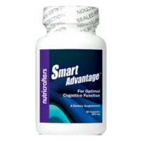 Nutristand, Nutricrafters,Smart Advantage contains a 200 miligram proprietary blend of Arginine pyroglutamate, ginkgo biloba extract, vinpocetine, and pregnenolone.