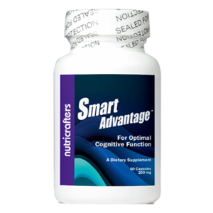 Nutristand, Nutricrafters,Smart Advantage contains a 200 miligram proprietary blend of Arginine pyroglutamate, ginkgo biloba extract, vinpocetine, and pregnenolone.