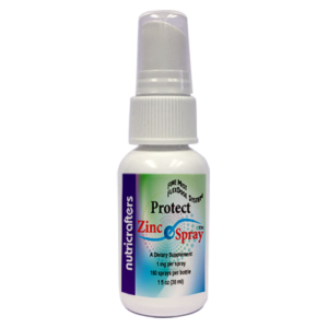 Nutristand, NutriCrafters, Zinc Protect Spray™ provides a flexible fine mist dosage system so you can use zinc when and where needed.
