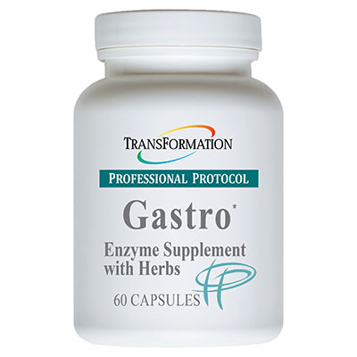 Gastro is an enzyme and herbal product formulated to assist occasional gastrointestinal discomfort and promote digestive function.