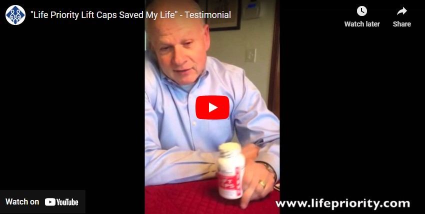 "Life Priority Lift Caps Saved My Life" - Testimonial