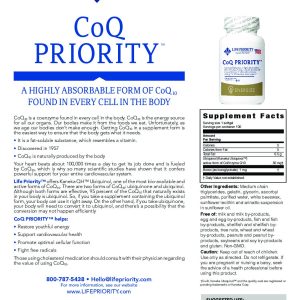 CoQ10 supplement for energy and heart health.