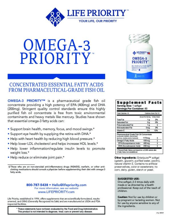 OMEGA-3 PRIORITY™ - Image 3